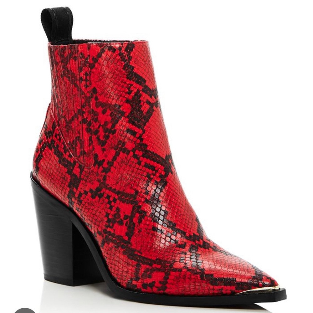 Kenneth Cole red boots 7